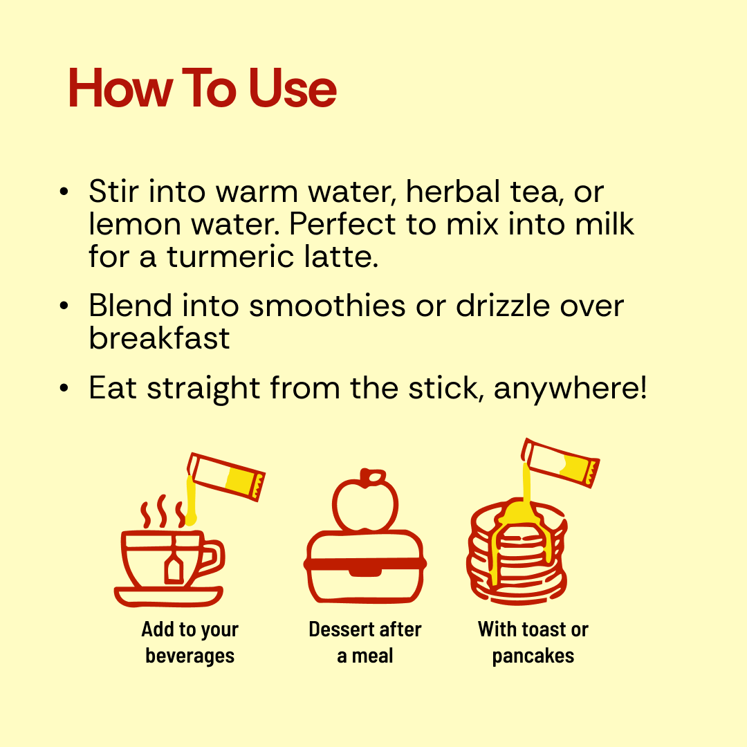 BCM-95® Turmeric Ginger Immunity Sticks